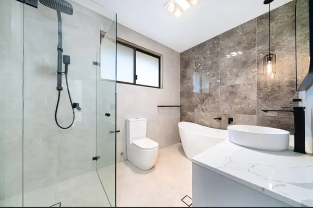 Luxury ensuite bathroom completed by JB Prime Homes