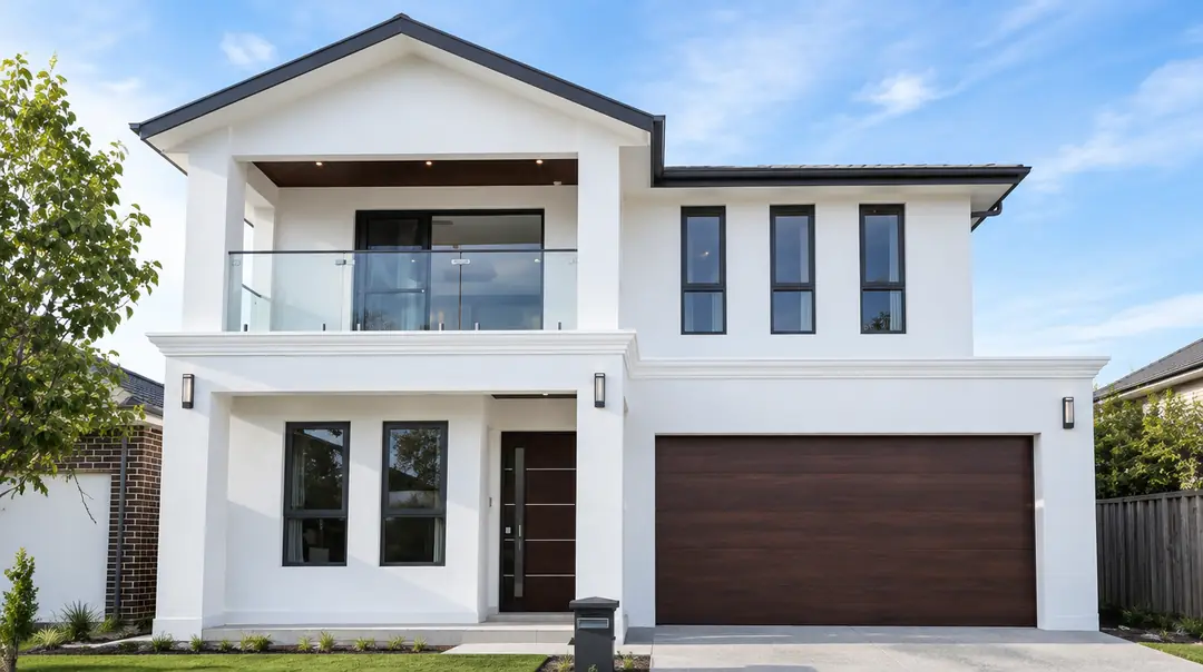 Completed two-storey custom home by JB Prime Homes