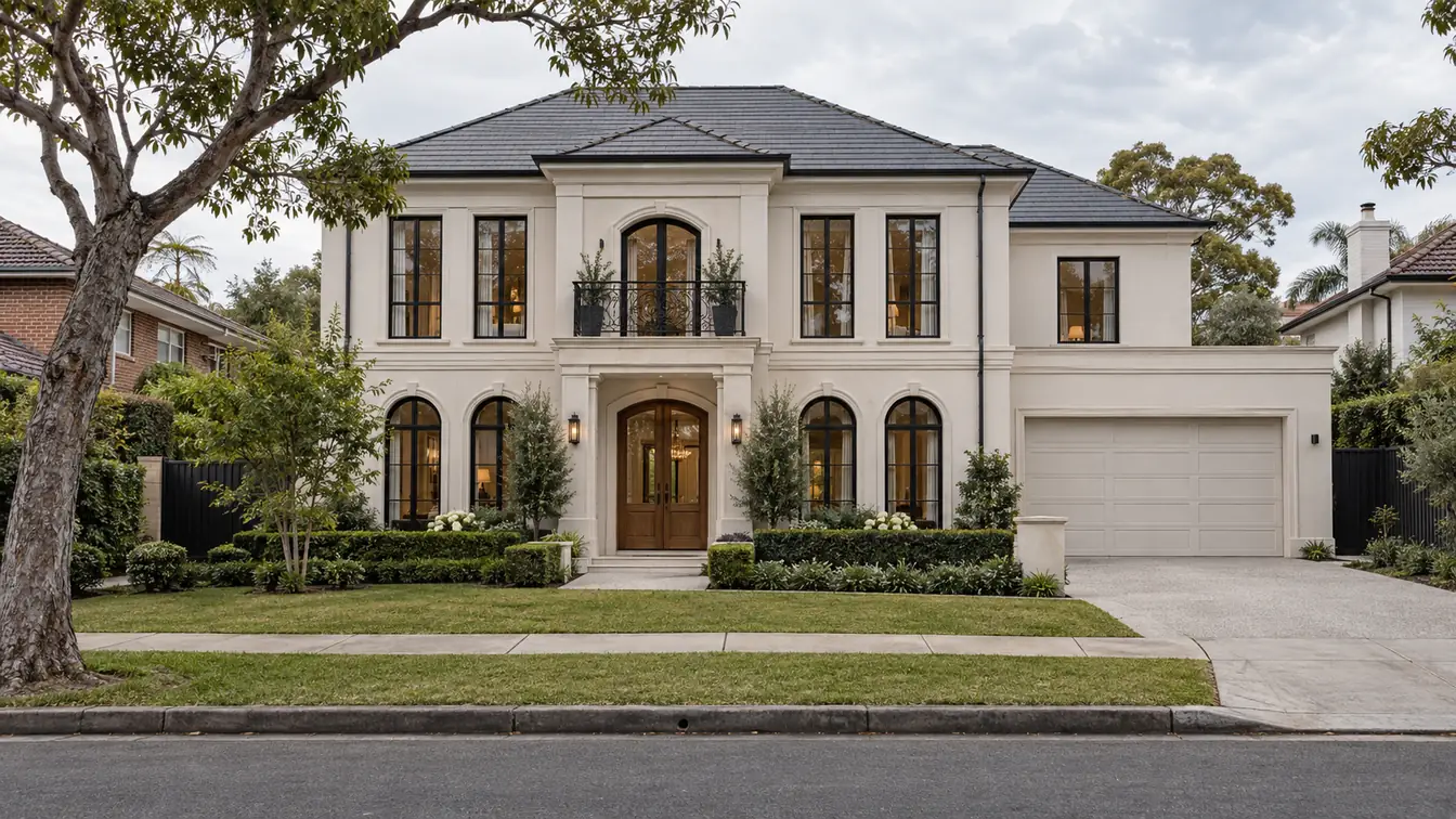 Completed custom home by JB Prime Homes