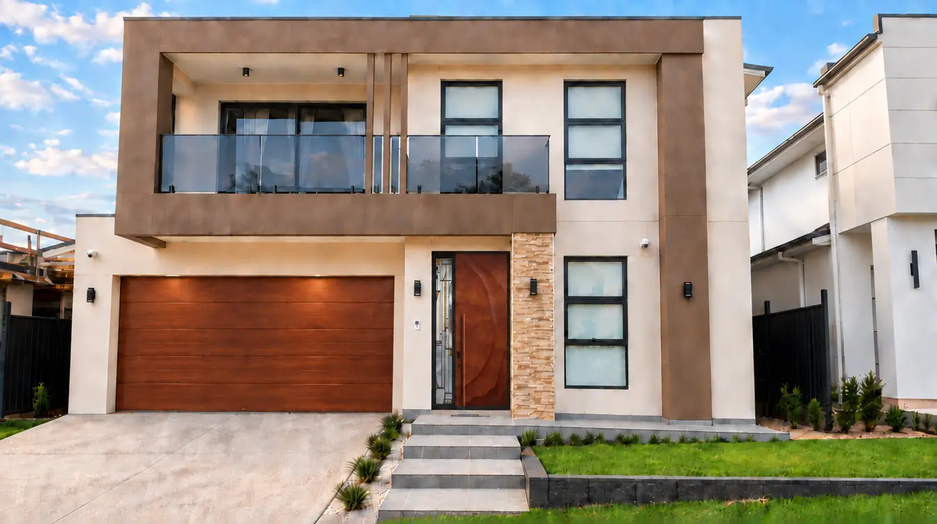 Completed double-storey custom home by JB Prime Homes
